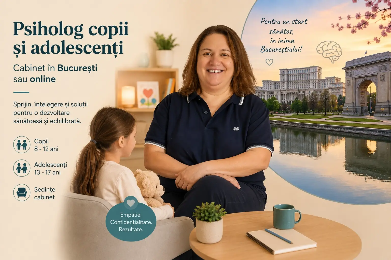 Psiholog copii și adolescenți București | Cabinet